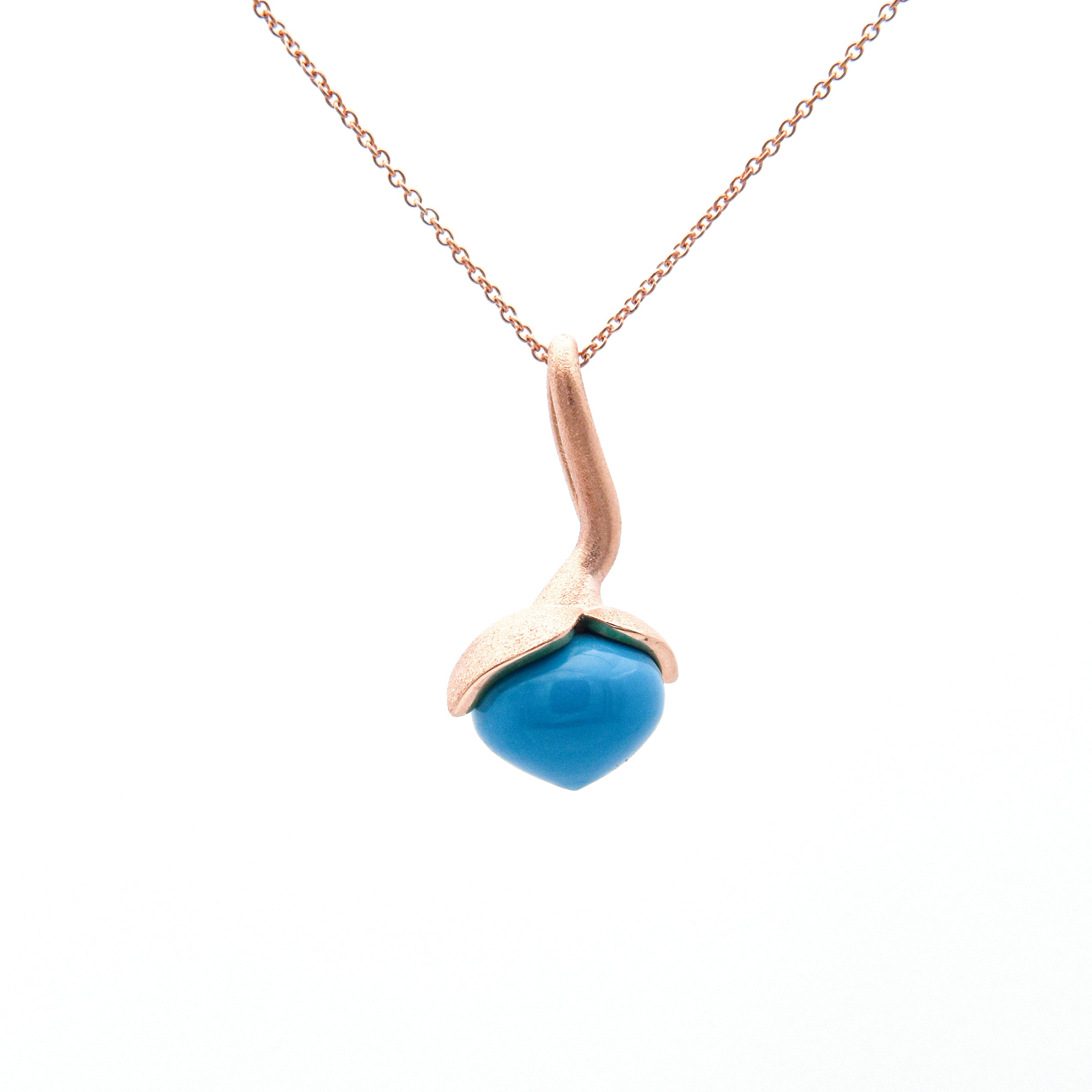 Dolce Pendentif "big" avec turquoise rec. 925/-