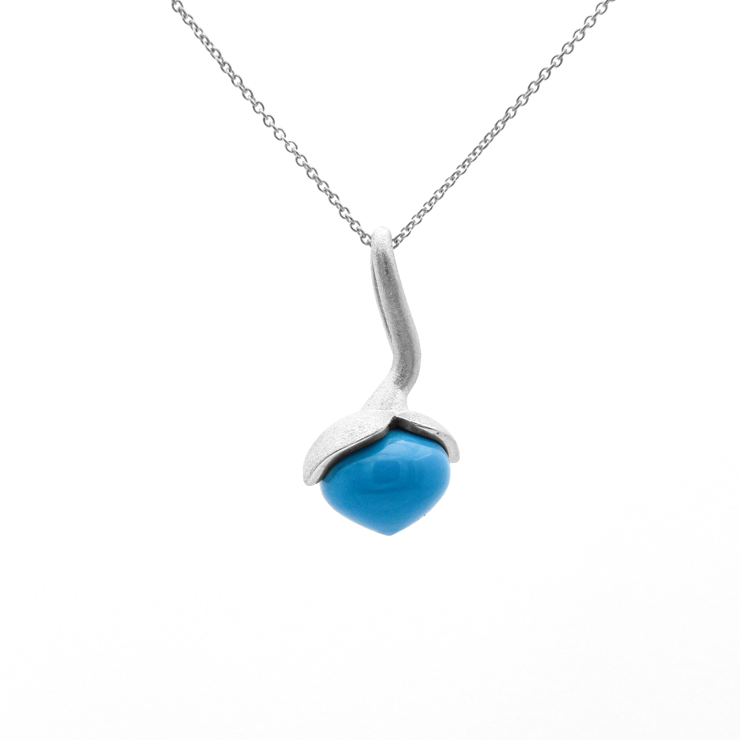 Dolce pendant "big" with turquoise rec. 925/-