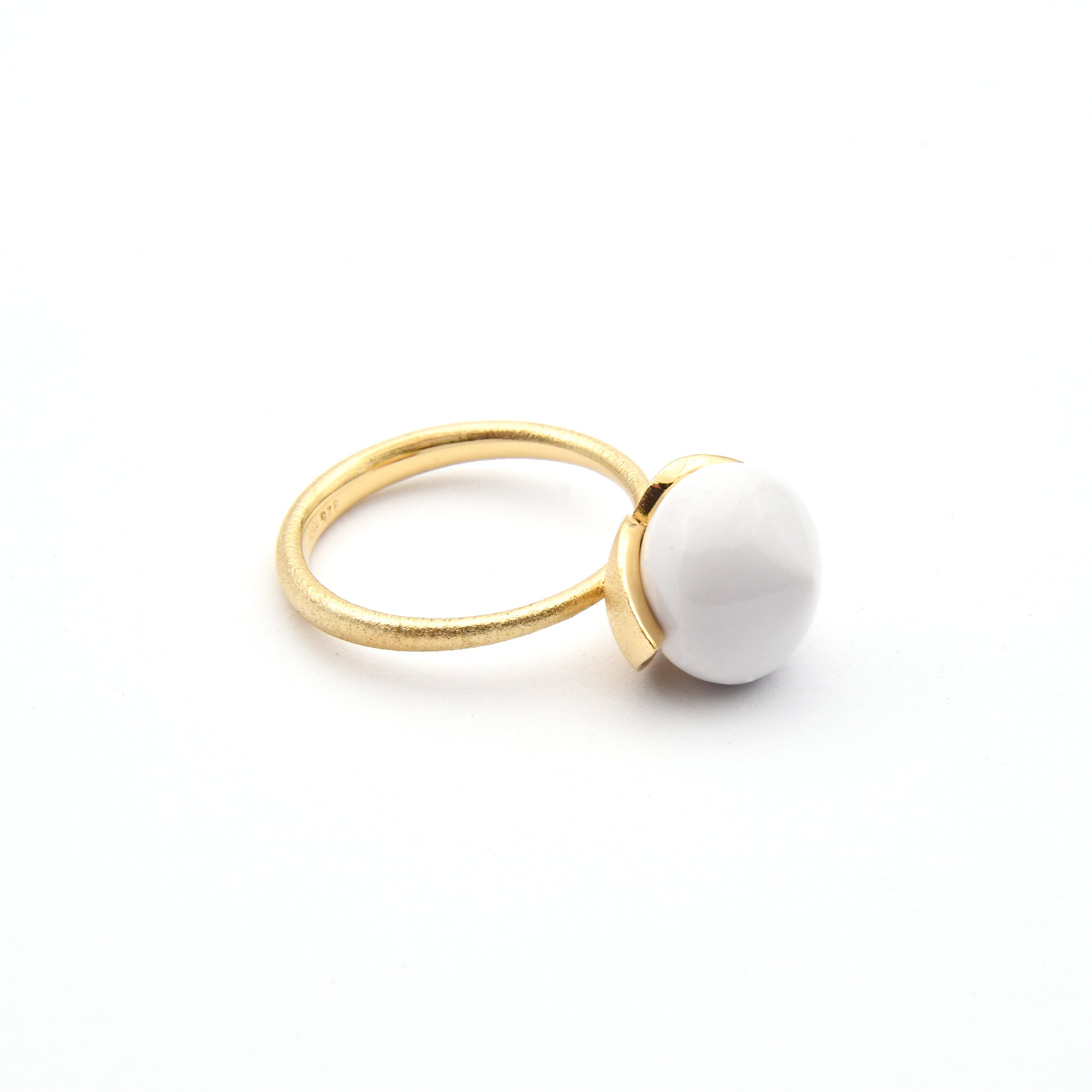 Anello Dolce "medio" con Kasholong 925/-